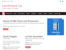 Tablet Screenshot of larchmontla.com